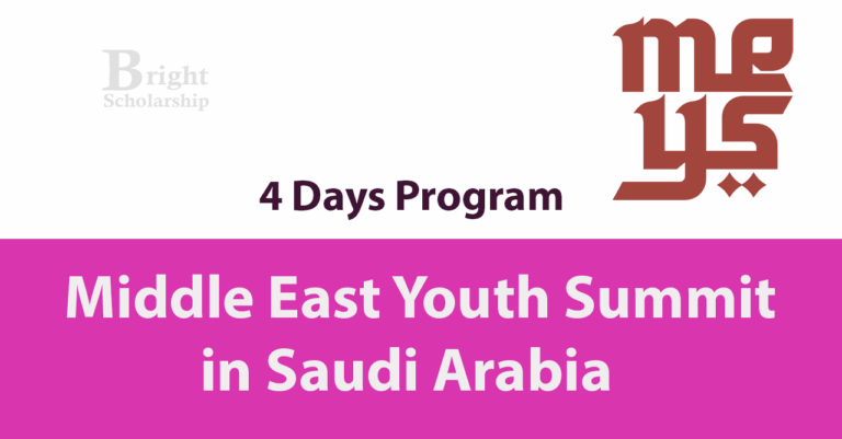 Middle East Youth Summit 2026 in Saudi Arabia (Funded)