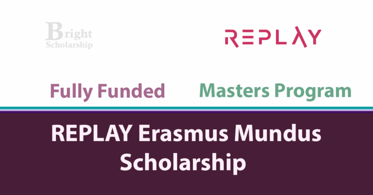 Erasmus Mundus REPLAY Scholarship 2026 (Fully Funded)