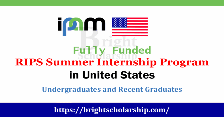 RIPS Summer Internship Program 2026 in United States (Fully Funded)