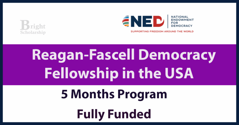 Reagan Fascell Democracy Fellowship 2026 in USA (Fully Funded)