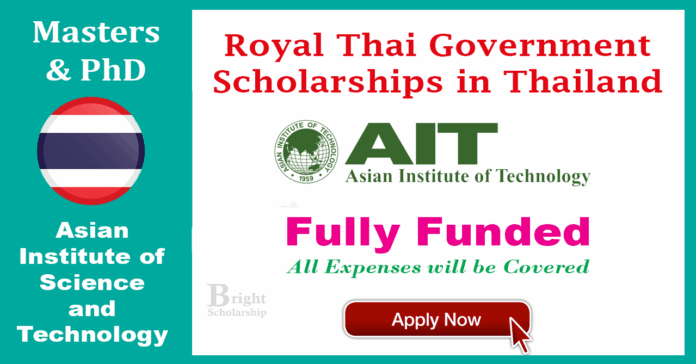 Royal Thai Government Scholarships 2026 in Thailand (Fully Funded)