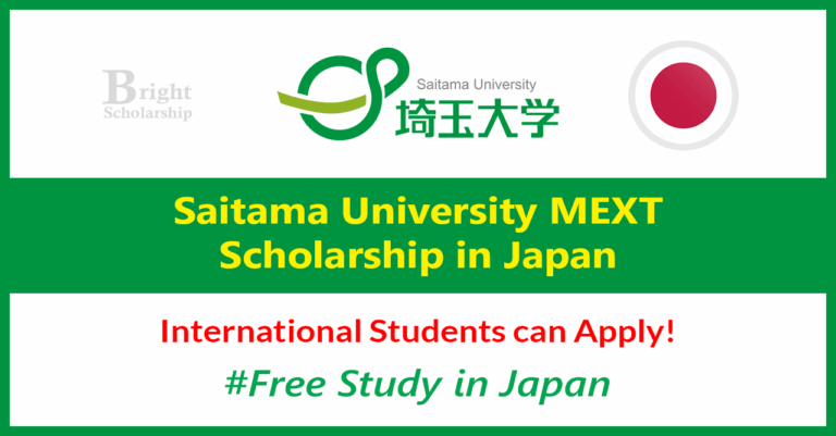 Saitama University MEXT Scholarship 2026 in Japan (Fully Funded)