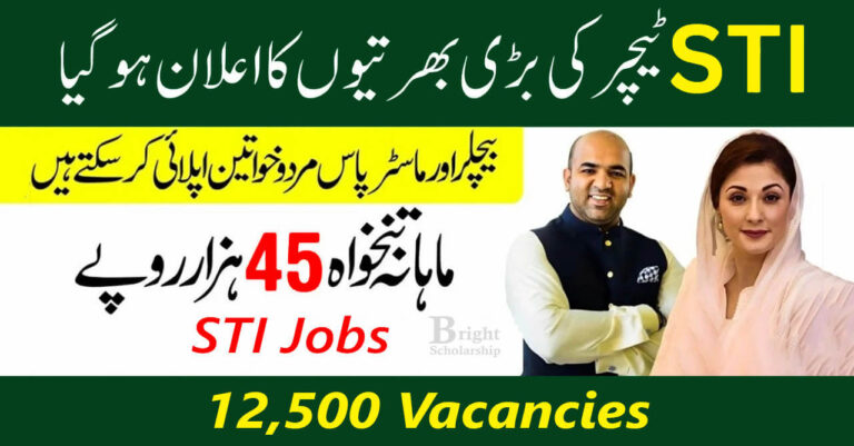 School Teacher Interns STI Jobs 2025 in Punjab Salary 45,000 – Apply Online at sti.pesrp.edu.pk