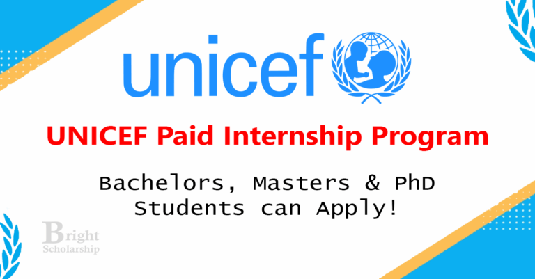 UNICEF Internship Program 2026 | UNICEF Paid Internship