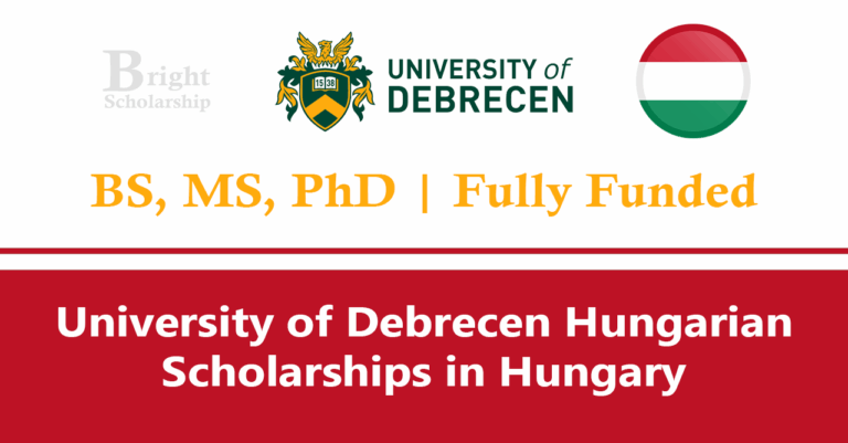 University of Debrecen Hungarian Scholarships 2026 in Hungary (Fully Funded)