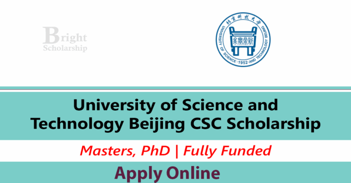 University of Science and Technology Beijing CSC Scholarship 2026 in China (Fully Funded)