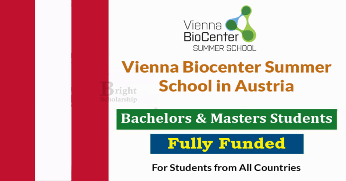 Vienna Biocenter Summer School 2026 in Austria (Fully Funded)