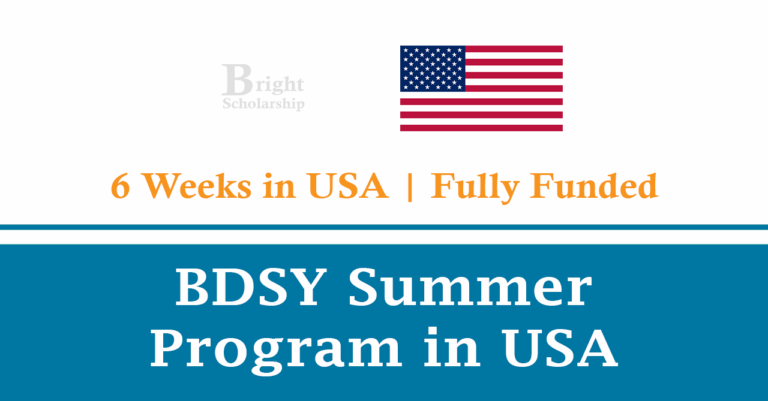 BDSY Summer Program 2026 in USA (Fully Funded)