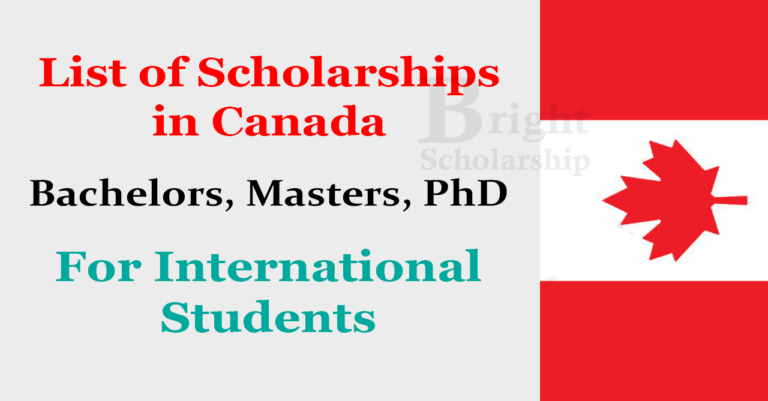 Canadian Scholarships for International Students 2026 (Fully Funded)