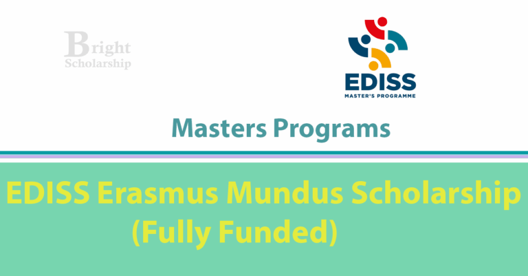 EDISS Erasmus Mundus EMJM Scholarship 2026 (Fully Funded)