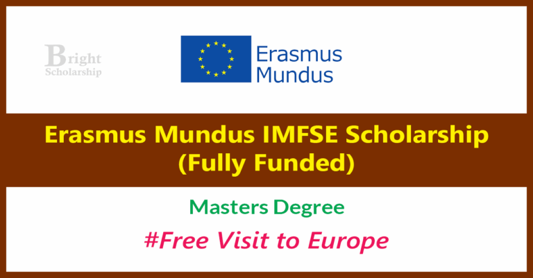 Erasmus Mundus IMFSE Scholarship 2026 (Fully Funded)