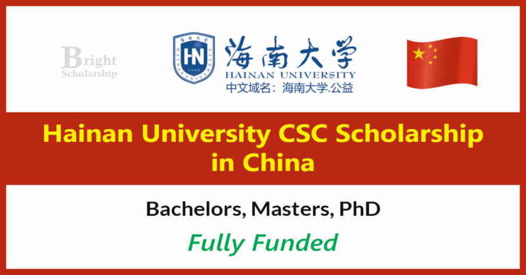 Hainan University CSC Scholarship 2026 in China (Fully Funded)