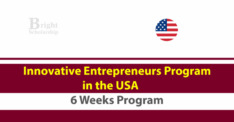 Innovative Entrepreneurs Program 2026 in USA