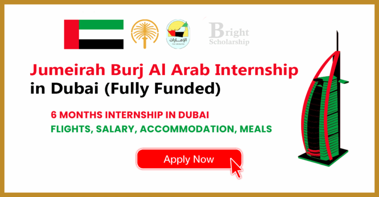 Jumeirah Burj Al Arab Internship 2026 in Dubai (Fully Funded)