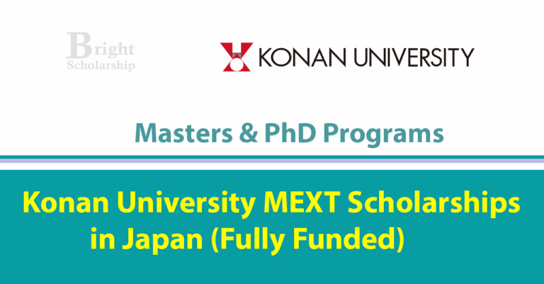 Konan University MEXT Scholarships 2026 in Japan (Fully Funded)