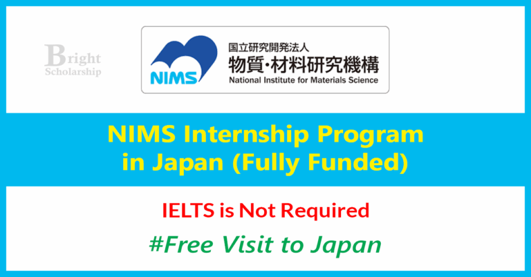 NIMS Internship Program 2026 in Japan (Fully Funded)
