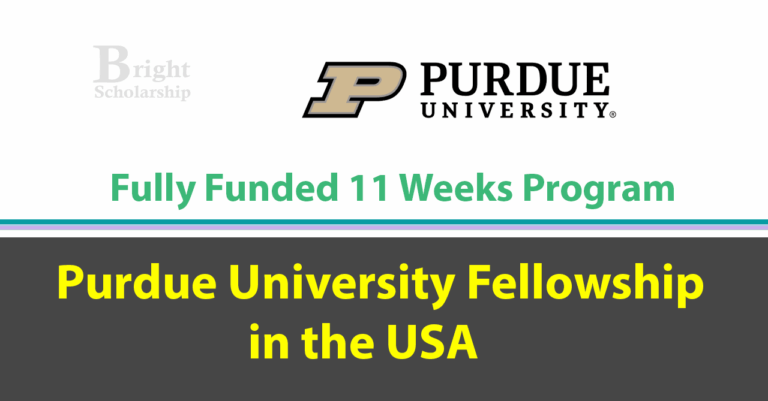 Purdue University Summer Fellowship 2026 in USA (Fully Funded)