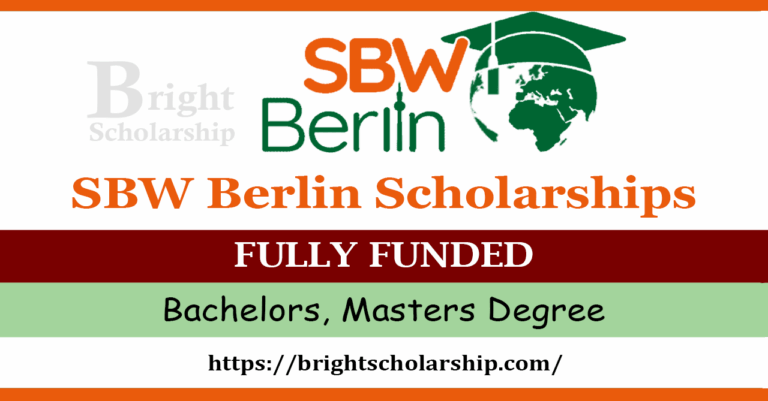 SBW Berlin International Scholarships 2026 in Germany (Fully Funded)