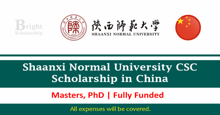 Shaanxi Normal University CSC Scholarship 2026 in China (Fully Funded)