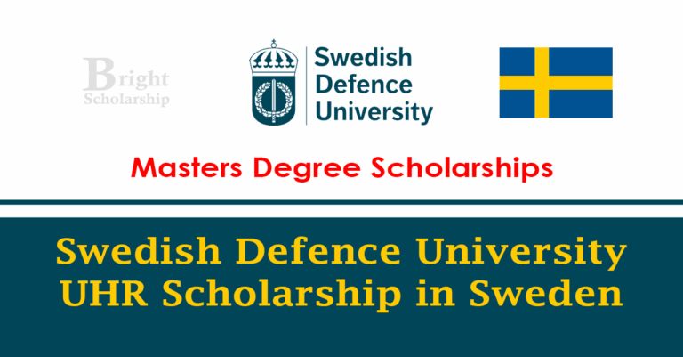 Swedish Defence University UHR Scholarship 2026 in Sweden (Funded)