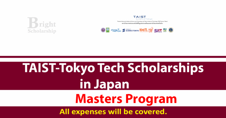 TAIST Tokyo Tech Scholarship 2026 in Japan (Fully Funded)