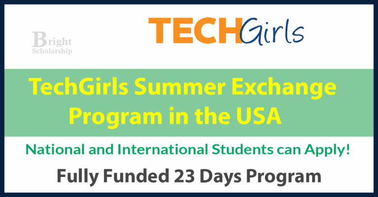 TechGirls Summer Exchange Program 2026 in USA (Fully Funded)