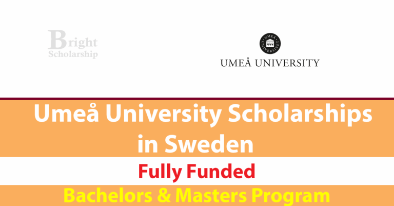 Umeå University Scholarship 2026 in Sweden (Fully Funded)