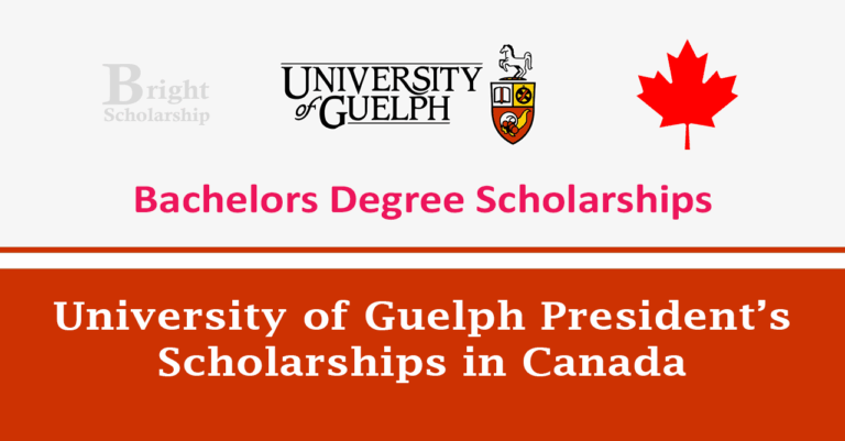 University of Guelph Presidents Scholarships 2026 in Canada (Funded)
