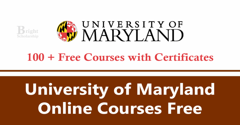 University of Maryland Online Courses Free 2026 with Certificate