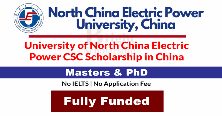 University of North China Electric Power Scholarship 2026 in China (Fully Funded)