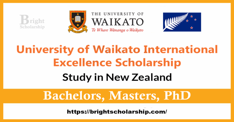 University of Waikato International Excellence Scholarship 2026 (Funded)