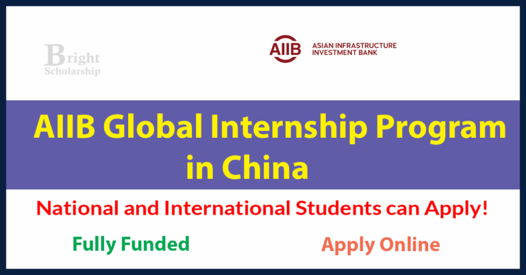 AIIB Global Internship 2026 in China (Fully Funded)