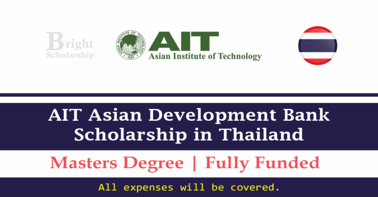 AIT Asian Development Bank Scholarship 2026 in Thailand (Fully Funded)