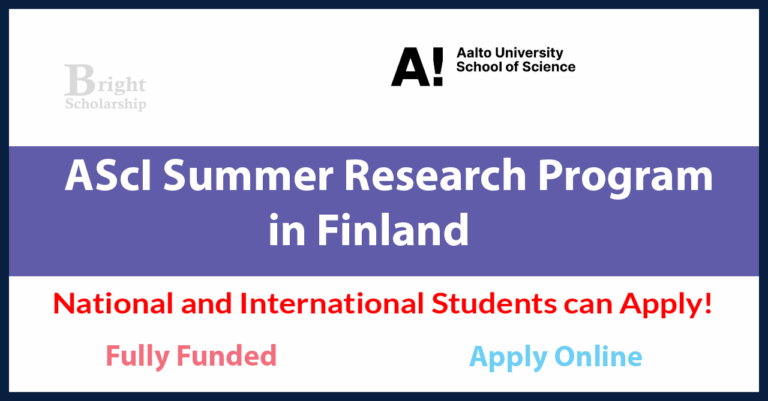 AScI International Summer Program 2026 in Finland (Fully Funded)