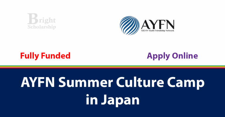 AYFN JAPAN Summer Culture Camp 2026 (Fully Funded)