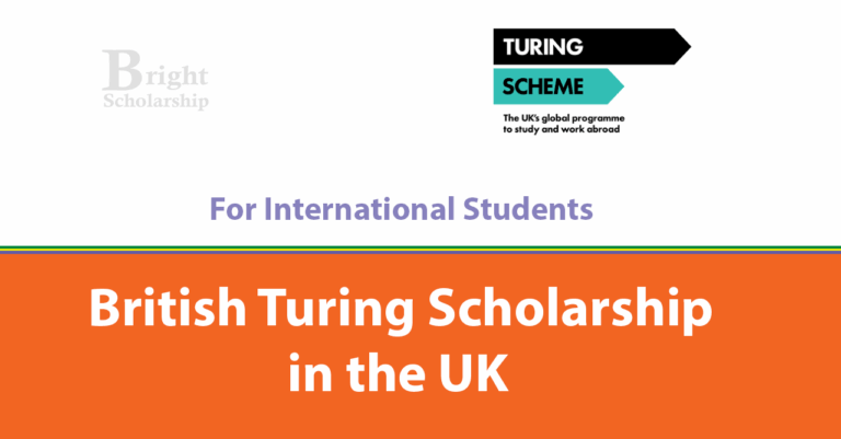 British Turing Scholarship 2026 in UK (Funded)