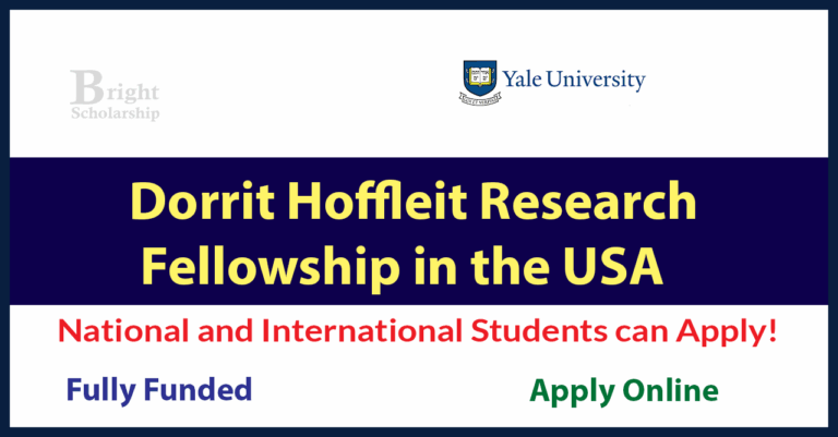 Yale University Dorrit Hoffleit Summer Fellowship 2026 in USA (Fully Funded)