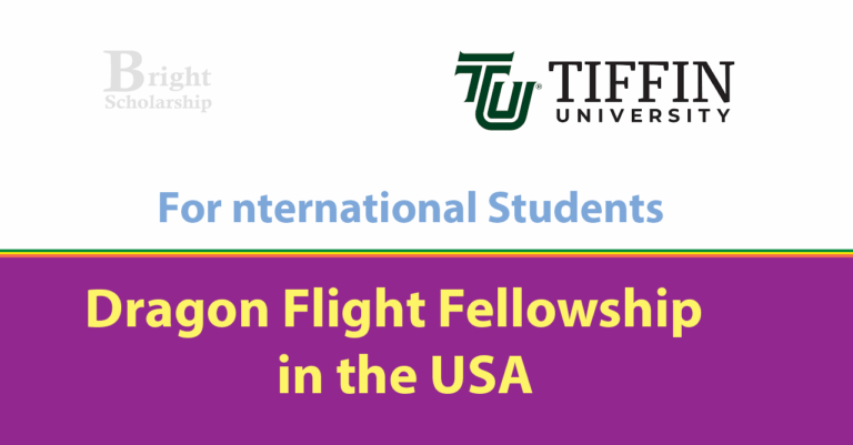 Tiffin University Dragon Flight Fellowship 2026 in USA