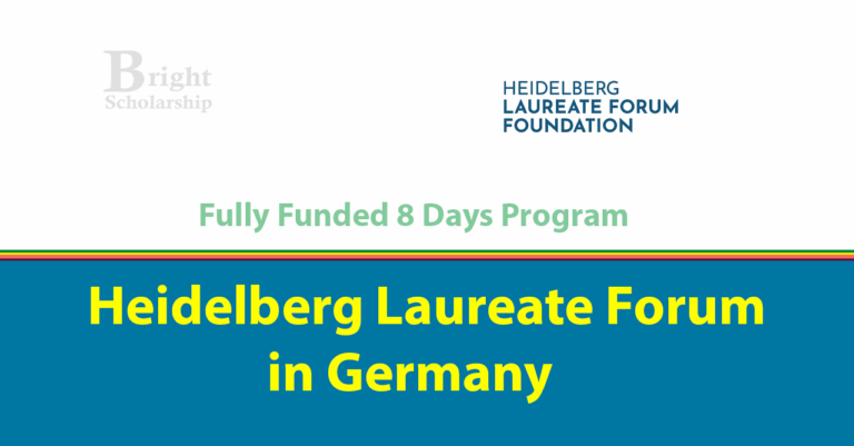 Heidelberg Laureate Forum HLF 2026 in Germany (Fully Funded)