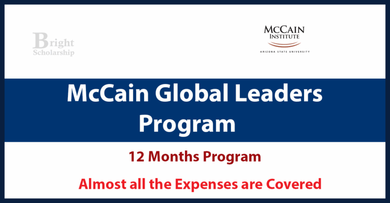 McCain Global Leaders Program 2026 (Fully Funded)
