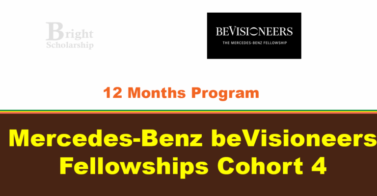 1000 Mercedes Benz beVisioneers Fellowship 2026 (Funded)