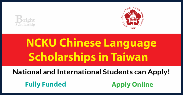 NCKU Chinese Language Scholarship 2026 in Taiwan