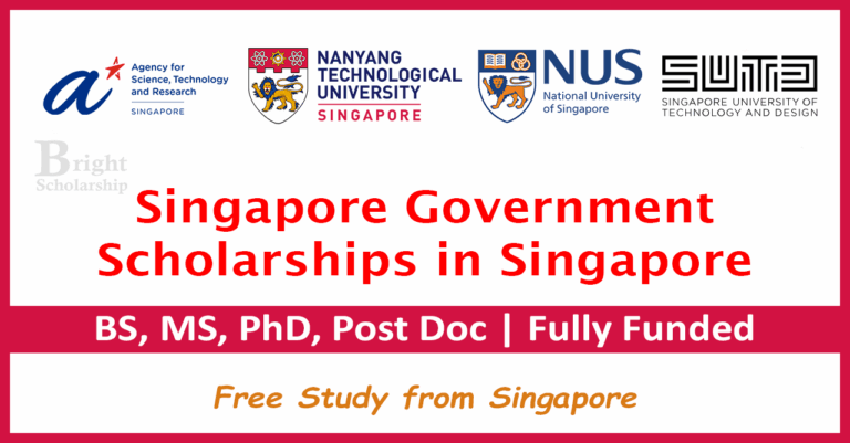Singapore Government Scholarships 2026 in Singapore (Fully Funded)