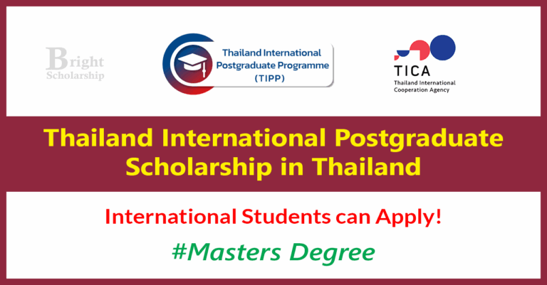 Thailand International Postgraduate Scholarship 2026 in Thailand (Fully Funded)