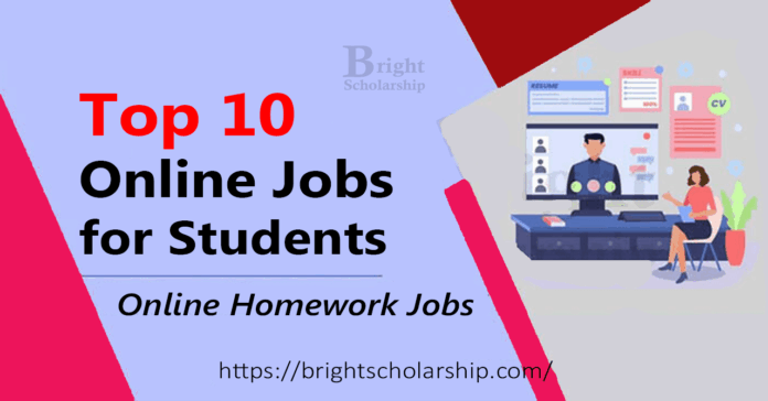Top 10 Online Jobs For Students 2026 | Online Homework Jobs