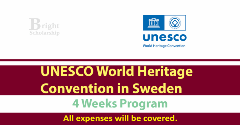 UNESCO World Heritage Scholarship 2027 in Sweden (Fully Funded)