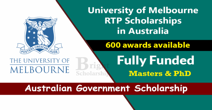 University of Melbourne Scholarships 2026 in Australia (Fully Funded)
