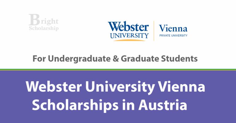 Webster University Vienna Scholarships 2026 in Austria (Funded)