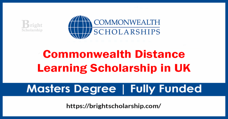 Commonwealth Distance Learning Scholarship 2026 in UK (Fully Funded)