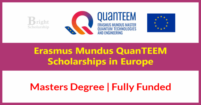 Erasmus Mundus QuanTEEM Scholarships 2026 in EU (Fully Funded)